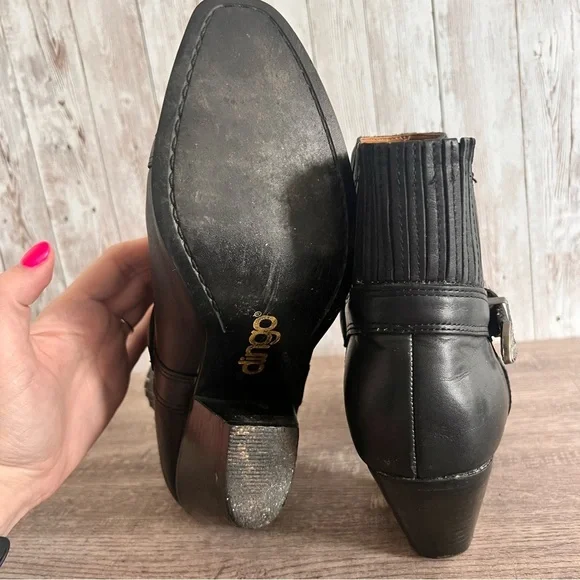 Dingo Women’s Western Leather Ankle Boots Buckle Size 8.5 - Picture 6 of 7